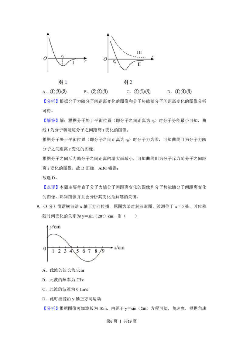 2021年高考物理试卷（重庆）（解析卷）_物理历年高考真题_新&middot;PDF版2008-2025&middot;高考物理真题_物理（按试卷类型分类）2008-2025_自主命题卷&middot;物理（2008-2025）