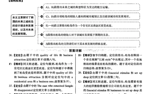 2019.12英语四级解析第3套_大学英语四级+六级_四级真题_四级真题_2019年12月CET4题+解+音频_03、答案解析