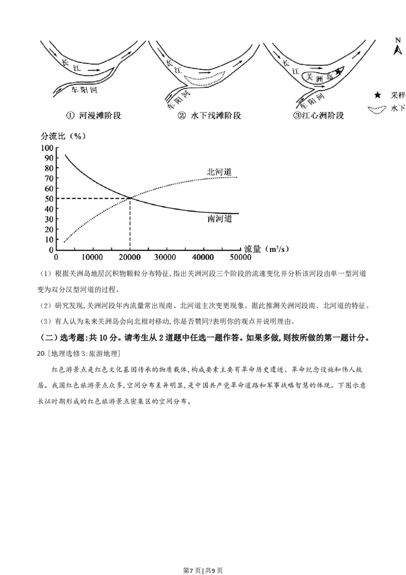 2021年高考地理试卷（湖南）（空白卷）_地理历年高考真题_新&middot;PDF版2008-2025&middot;高考地理真题_地理（按试卷类型分类）2008-2025_自主命题卷&middot;地理（2008-2025）_湖南自主命题&middot;地理（2021-2025）