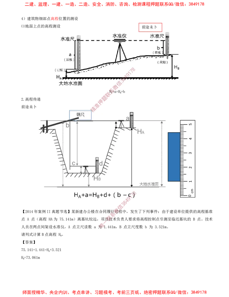 02.24-第1篇-第3章-3.1.2-施工测量的方法和要求（一）_2026年一级建造师_2026年一建建筑_2025年一建建筑SVIP_02-基础精讲✿高端面授✿深度强化_22-建筑《教材精讲班》金月SMR推荐