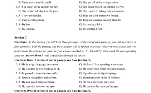 2022.12四级真题第2套_大学英语四级+六级_四级真题_四级真题_2022年12月CET4题+解+音频_02、真题word版