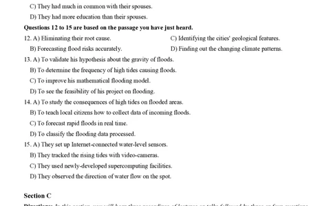 2023.12六级真题第2套可复制可检索_大学英语四级+六级_六级真题_六级真题_2023年12月CET6题+解+音频新_01、真题PDF版（推荐打印）❤