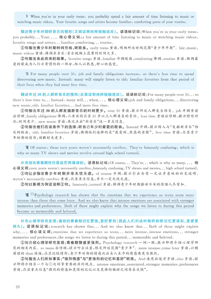 2020.12英语六级考试解析第1套_大学英语四级+六级_六级真题_六级真题_2020年12月CET6题+解+音频_03、答案解析