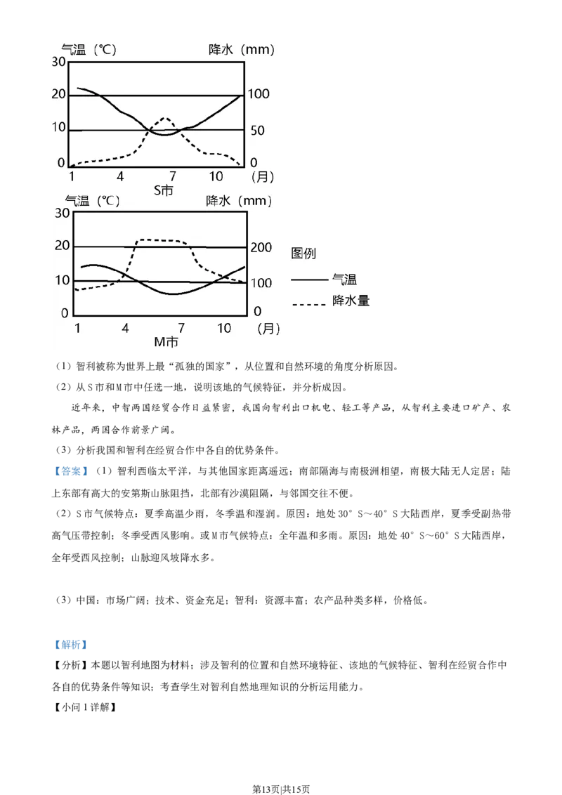 2022年高考地理试卷（天津）（解析卷）_地理历年高考真题_新&middot;Word版2008-2025&middot;高考地理真题_地理（按省份分类）2008-2025_2008-2024&middot;（天津）地理高考真题