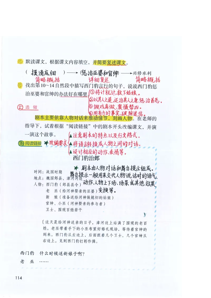 四年级上课堂笔记_小学全网线上同款资料_k92_语文