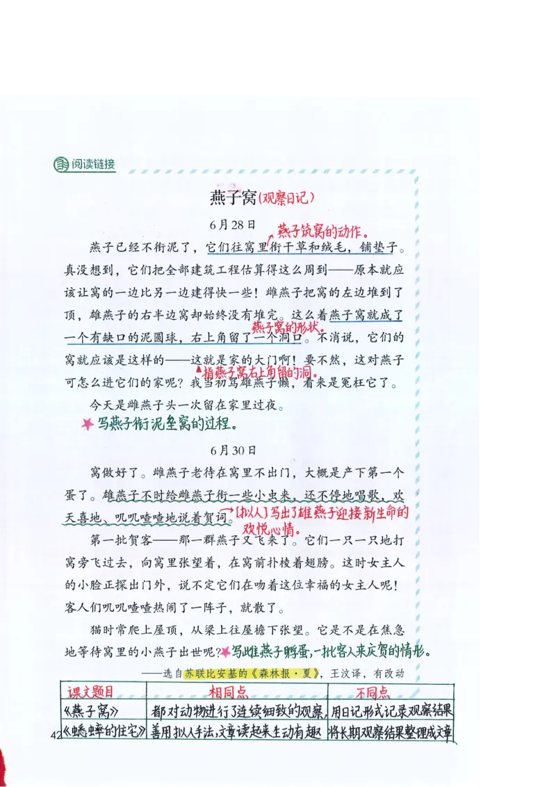 四年级上课堂笔记_小学全网线上同款资料_k92_语文