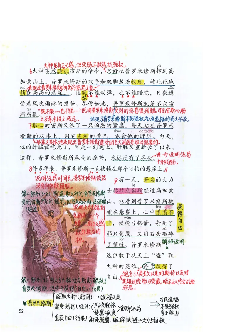 四年级上课堂笔记_小学全网线上同款资料_k92_语文