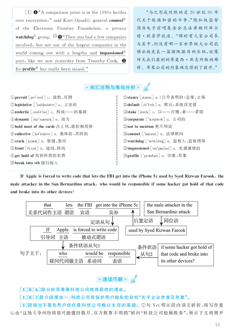 2017.12英语六级考试第3套解析_大学英语四级+六级_六级真题_六级真题_1990年-2018年真题资料合集_2017年12月CET6题+解+音频_03、答案解析