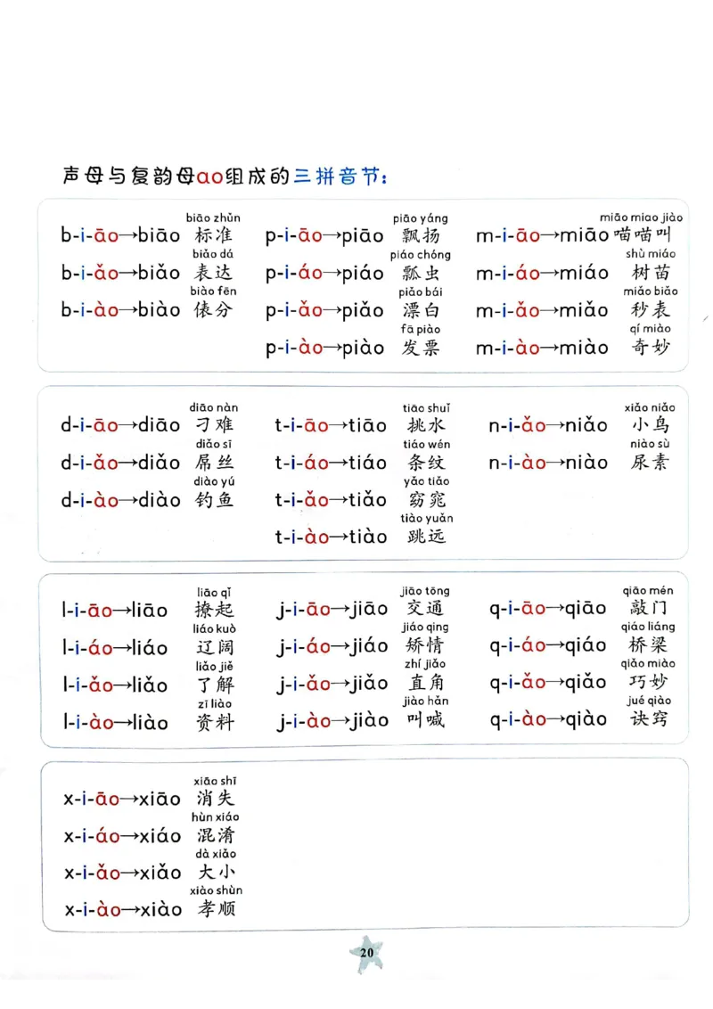 拼读小能手_拼音专项