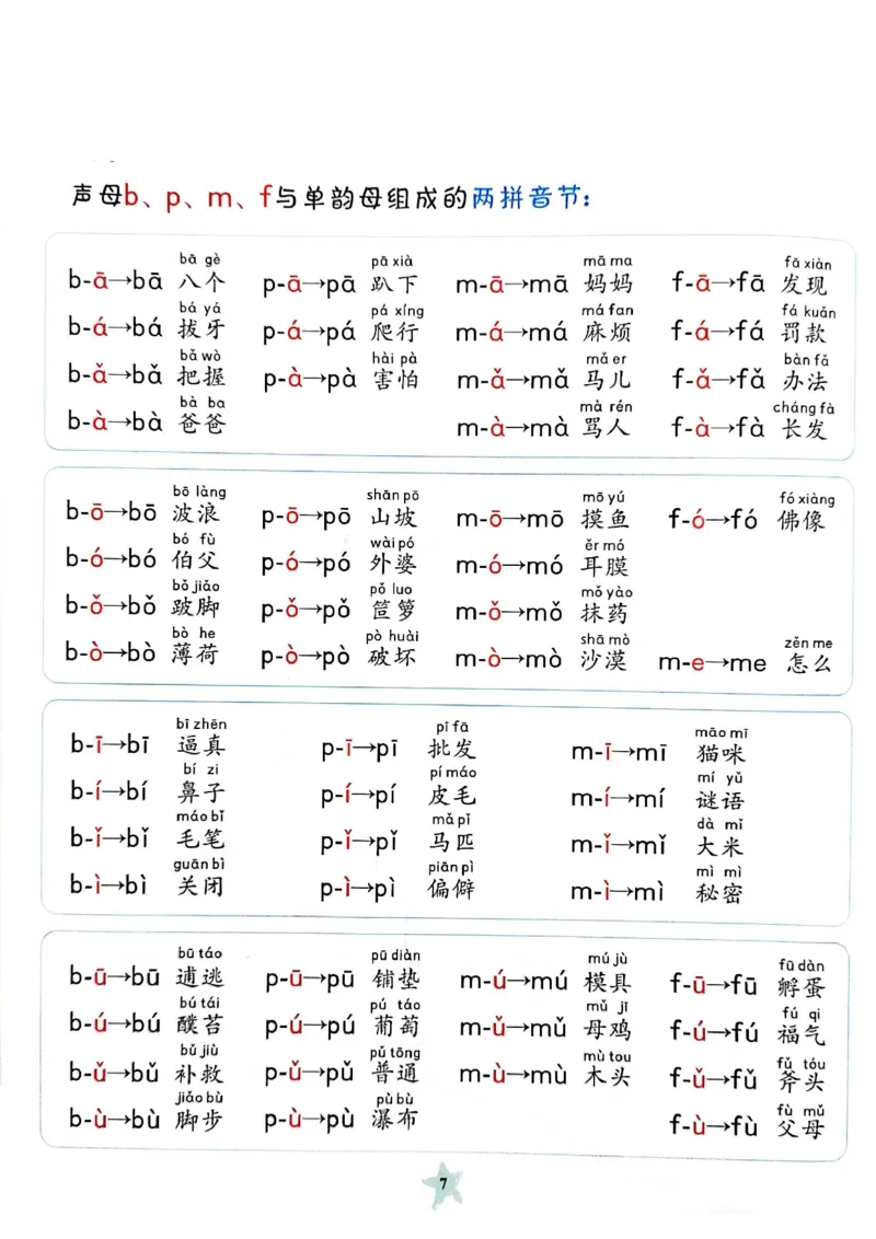拼读小能手_拼音专项
