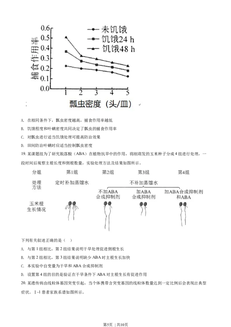 2021年高考生物试卷（海南）（空白卷）_生物历年高考真题_新&middot;Word版2008-2025&middot;高考生物真题_生物（按年份分类）2008-2025_2021&middot;高考生物真题
