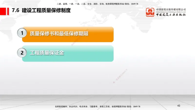 A21节：7.3.1建设单位相关的质量责任和义务～7.5.4应提交的档案资料（1.17）_2026年一建法规_2025年一建法规SVIP_02-基础精讲✿高端面授✿深度强化_讲义