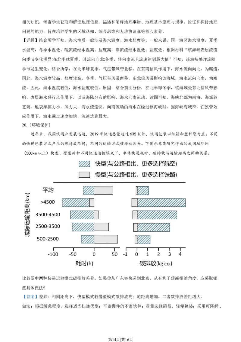 2022年高考地理试卷（广东）（解析卷）_地理历年高考真题_新&middot;Word版2008-2025&middot;高考地理真题_地理（按年份分类）2008-2025_2022&middot;地理高考真题