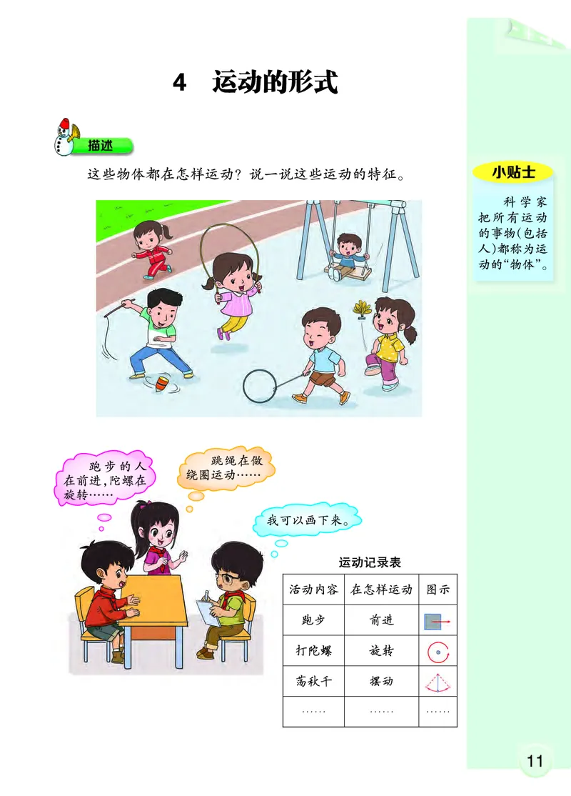 大象版4年级科学上册高清教材_全部版本&bull;小学科学电子课本_大象版小学科学电子课本