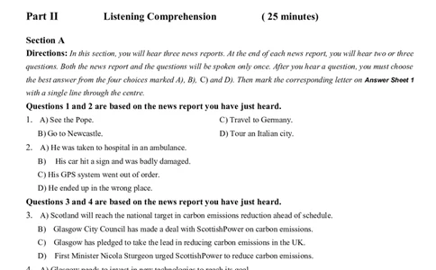 2021.06四级真题第2套_大学英语四级+六级_四级真题_四级真题_2021年06月CET4题+解+音频_02、真题word版
