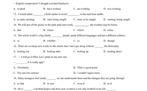 模拟卷062025全国普通高等学校运动训练、民族传统体育专业单独统一招生考试英语模拟卷（学生版）_006体育资料_英语2011-2025年真题+59套模拟卷
