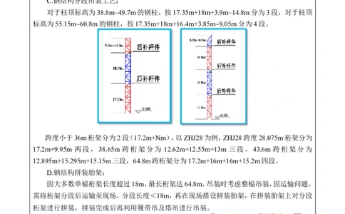 2022年度施工组织设计、施工方案编制技能竞赛申报表（热力电厂）_2021-2023年优秀施组方案_施工方案_方案37-焚烧间及烟尘处理间钢结构安装安全专项施工方案