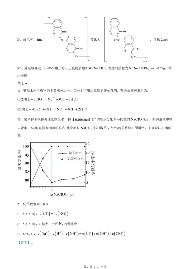 2022年高考化学试卷（福建）（解析卷）_历年高考真题合集_化学历年高考真题_新&middot;PDF版2008-2025&middot;高考化学真题_化学（按试卷类型分类）2008-2025_自主命题卷&middot;化学（2008-2025）(1)