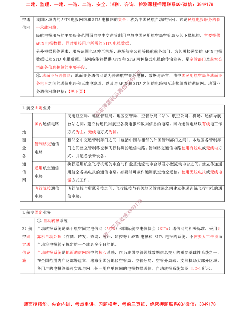 02.25-第3章-3.2-民航空管通信工程（一）_2026年一级建造师_2026年一建民航_2025年一建民航SVIP_02-基础精讲✿高端面授✿深度强化_11-民航《教材精讲班》高永志SMR_03.第三章
