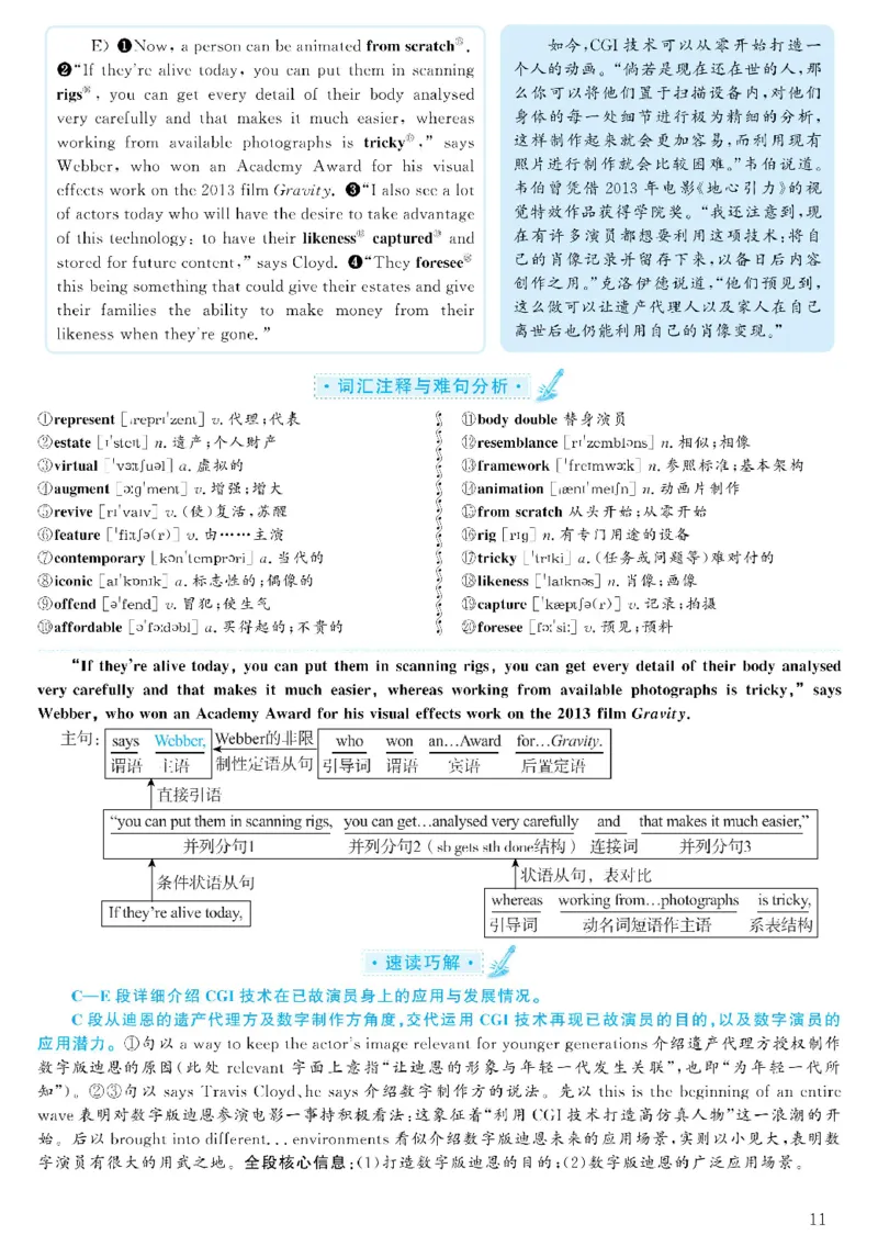 2021.06英语六级考试第3套解析_大学英语四级+六级_六级真题_六级真题_2021年06月CET6题+解+音频_03、答案解析