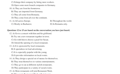 2018年12月四级真题第2套可复制可划线查词_大学英语四级+六级_四级真题_四级真题_1990年-2018年真题资料合集_2018年12月CET4题+解+音频_01、真题PDF版（推荐使用）❤