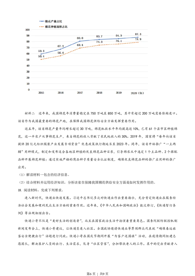 2021年高考政治试卷（辽宁）（空白卷）_政治历年高考真题_新&middot;PDF版2008-2025&middot;高考政治真题_政治（按年份分类）2008-2025_2021&middot;政治高考真题
