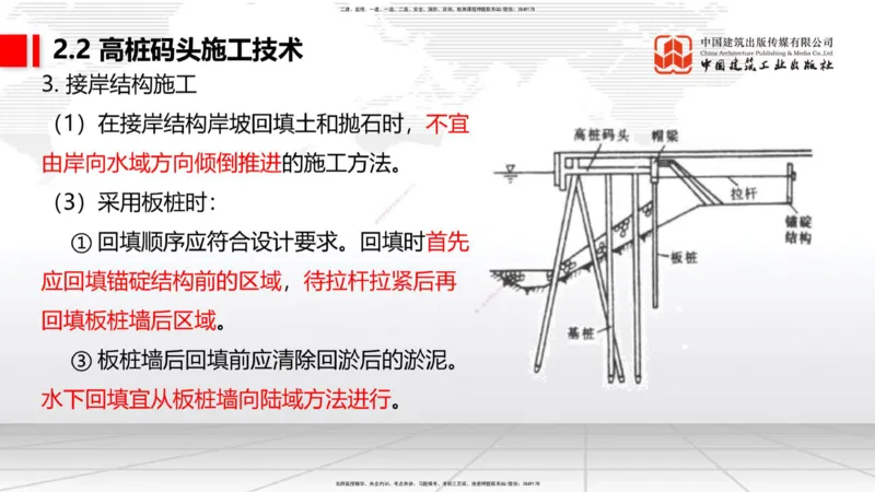 A20节：2.2高桩码头施工技术（3）-2.3板桩码头施工技术（01.15）_2026年一级建造师_2026年一建港航_2025年一建港航SVIP_02-基础精讲✿高端面授✿深度强化_讲义