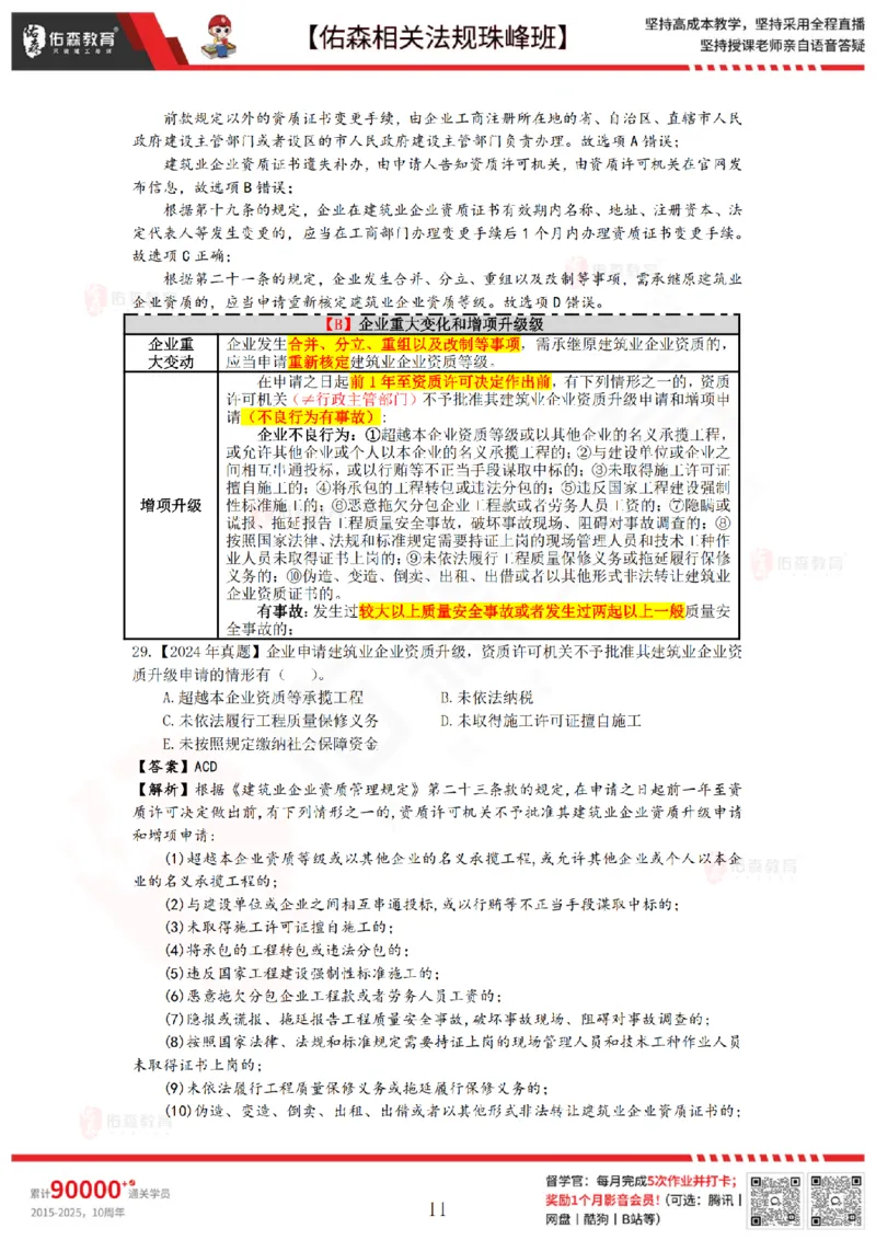 7月18日佑森相关法规珠峰班VIP作业答案_2026年一建法规_2025年一建法规SVIP_02-基础精讲✿高端面授✿深度强化_35-法规《珠峰直播班》叶翼虎YS