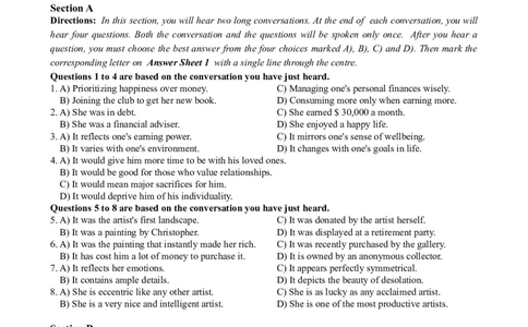 2022年12月英语六级真题第2套_大学英语四级+六级_六级真题_六级真题_2022年12月CET6题+解+音频_02、真题word版