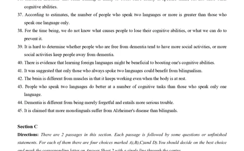2023.12六级真题第3套可复制可检索_大学英语四级+六级_六级真题_六级真题_2023年12月CET6题+解+音频新_01、真题PDF版（推荐打印）❤