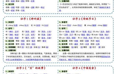 2050二年级下册语文彩色一课一贴(2)_二年级上下册资料_二年级下册小红书同款资料_二下语文_二下语文