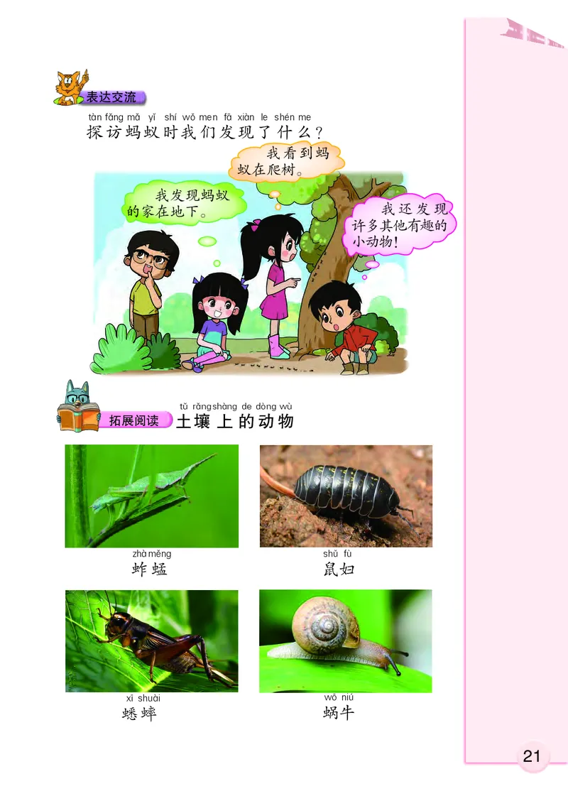 大象版1年级科学上册高清教材_全部版本&bull;小学科学电子课本_大象版小学科学电子课本