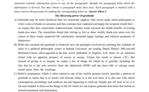 2023.06英语六级真题第1套_大学英语四级+六级_六级真题_六级真题_2023年06月CET6题+解+音频_02、真题word版