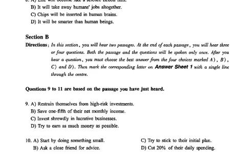 2020.12六级真题第1套可复制可搜索，打印首选_大学英语四级+六级_六级真题_六级真题_2020年12月CET6题+解+音频_01、真题PDF版（推荐打印）❤