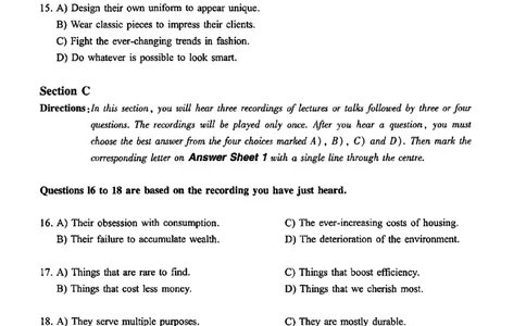 2020.12六级真题第1套可复制可搜索，打印首选_大学英语四级+六级_六级真题_六级真题_2020年12月CET6题+解+音频_01、真题PDF版（推荐打印）❤