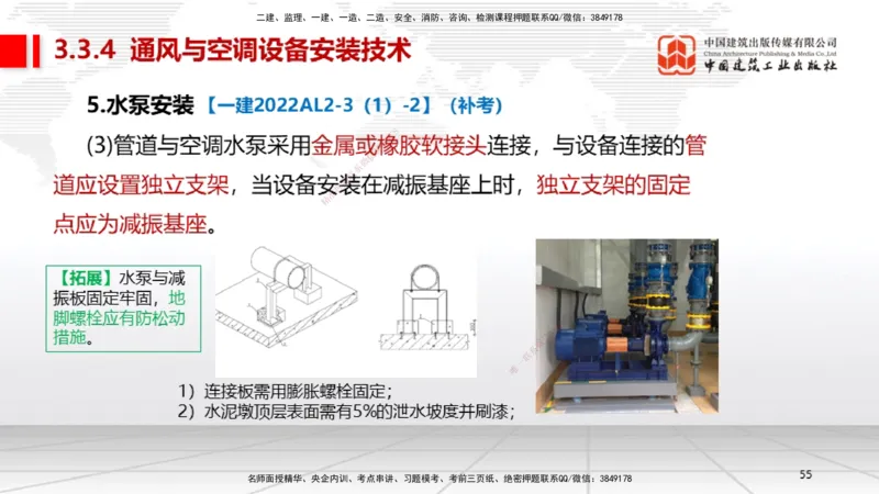 A10节：3.3通风与空调工程施工技术2、3.4智能化系统工程施工技术（12.12）_2026年一级建造师_2026年一建机电_2025年一建机电SVIP_02-基础精讲✿高端面授✿深度强化_讲义
