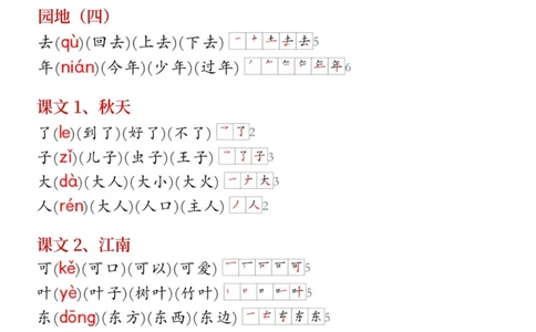 24秋一上语文《生字小贴贴》_一年级上下册资料_小学一年级学习资料-25年更新版_1-01、小学一年级语文上册_01、知识汇总_课课贴