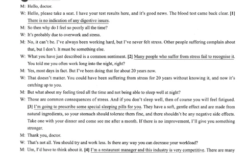 2023.12英语六级真题第1套解析_大学英语四级+六级_六级真题_六级真题_2023年12月CET6题+解+音频新_03、答案解析