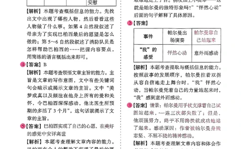 五年级答案解析木头马阅读-副本_26版高效阅读88篇五年级