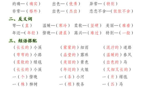 3.17二年级下册语文1-8单元重点知识汇总_二年级上下册资料_小学二年级学习资料-25年更新版_2-02、小学二年级语文下册_2-2-1、复习、知识点、归纳汇总_语文知识点总结（按单元）
