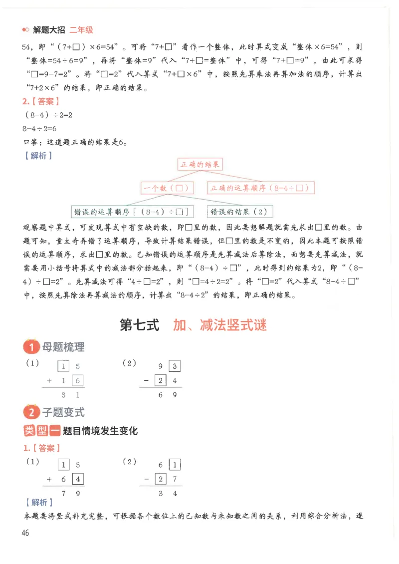 斗半匠数学母题解题大招举一反三二年级_小学全网线上同款资料_24号文件2上数学_云云老师
