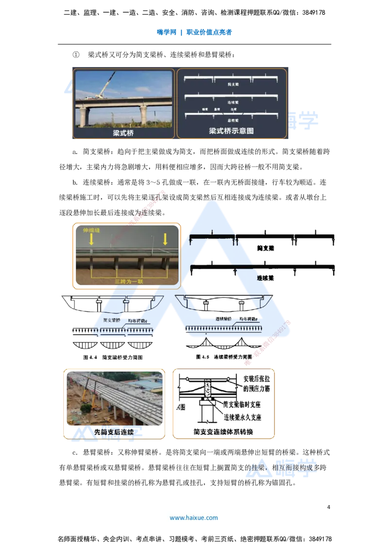 13.2025王欢-3D实景通关-专题二（1）城市桥梁结构组成与类型_2026年一级建造师_2026年一建市政_2025年一建市政SVIP_02-基础精讲✿高端面授✿深度强化_讲义
