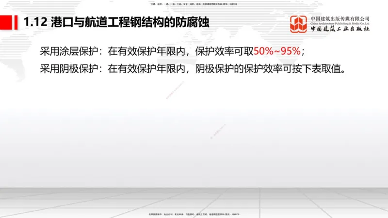 A12节：1.12钢结构的防腐蚀-1.13施工测量（12.19）_2026年一级建造师_2026年一建港航_2025年一建港航SVIP_02-基础精讲✿高端面授✿深度强化_03-港航《两轮基础直播》陈冬铭JGS_讲义