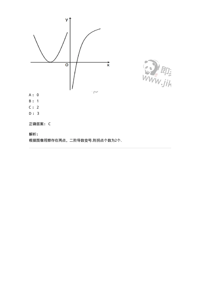 87050315-曲线的凸凹性和拐点-194185_军队文职(1)_01.军队文职真题-专业课_（全）版本一（历年真题+章节练习+模拟题）_数学2(军队文职)_章节练习_题目+解析