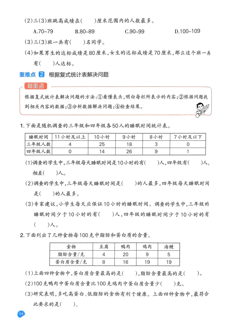 25春一本预习笔记3下数学_三年级上下册资料_53黄冈多个品牌系列资料_数学