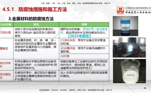 A20节：4.5防腐蚀工程施工技术-4.6绝热工程施工技术（01.15）_2026年一级建造师_2026年一建机电_2025年一建机电SVIP_02-基础精讲✿高端面授✿深度强化_讲义