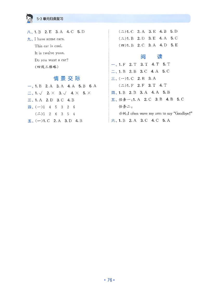 25春53归类复习人教英语3下_三年级上下册资料_53黄冈多个品牌系列资料_英语