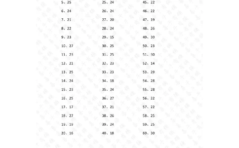 30以内加法第21-40篇答案_小学数学口算竖式脱式计算应用题一二三四五六年级上下册电_小学数学口算题库电子版（1-6）_小学数学口算一年级_口算题适合1年级(含答案）