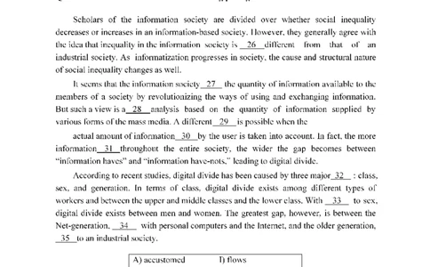 2015年12月四级真题第2套可复制可搜索_大学英语四级+六级_四级真题_四级真题_1990年-2018年真题资料合集_2015年12月CET4题+解+音频_01、真题PDF版（推荐使用）❤