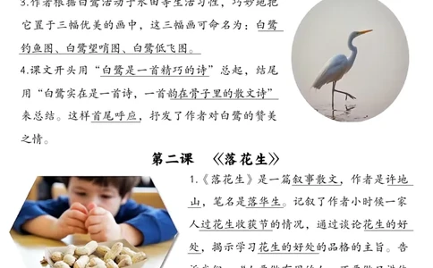 五上每课重点考点归纳整理_小学全网线上同款资料_k92_语文_五上语文教辅资料